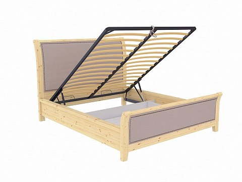 Кровать 180х210 Dublin с подъемным механизмом - Уютная кровать со встроенным основанием и подъемным механизмом с мягкими элементами.