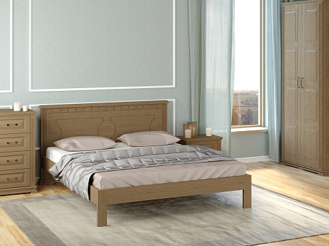 Кровать с основанием Milena-М-тахта - Кровать в классическом стиле из массива.